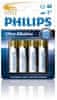 Philips AA 4ks Ultra Alkaline (LR6E4B/10)