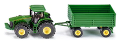 SIKU Farmer - traktor John Deere s vlekem, 1:50