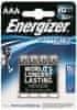 Energizer Baterie Ultimate Lithium - Mikrotužka AAA 4 kusy