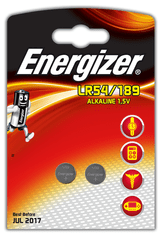 Energizer Speciální alkalické baterie LR54 / 189 - 2 kusy