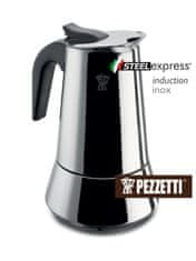 Pezzetti Steelexpress nerez moka konvice, 6 šálků, 300ml