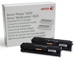 Xerox 106R03048, černý pro Phaser 3020, WorkCentre 3025 dualpack (2x 1.500 str.)