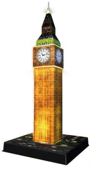 Ravensburger Puzzle Big Ben Noční Edice 3D 216 dílků