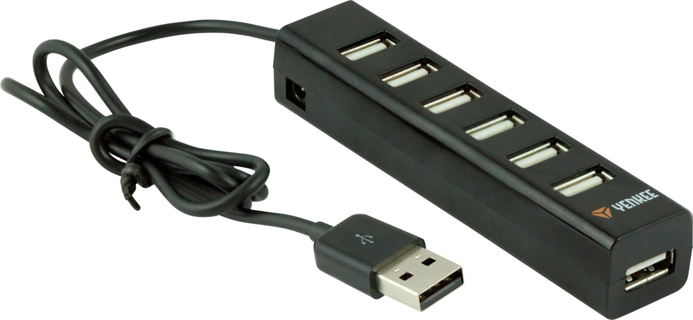 Yenkee Hub 7 x USB 2 (YHB 7001BK) černý