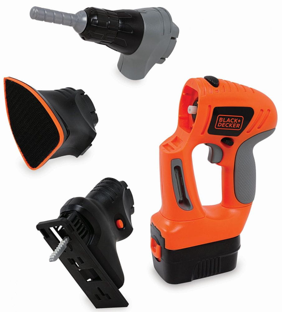 Smoby Black&Decker Quattro nářadí, baterie