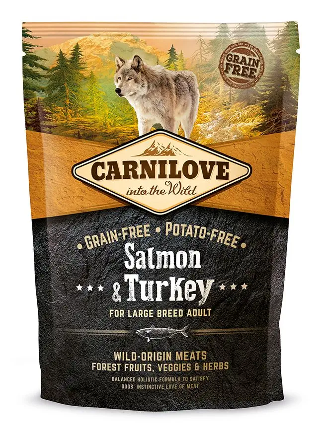 Carnilove Salmon & Turkey for Large Breed Adult 1,5 kg EXPIRACE 14.12.2022