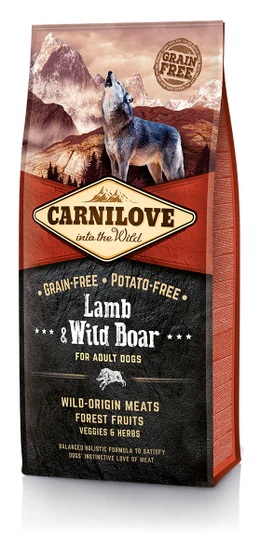 Carnilove Lamb & Wild Boar for Adult 12kg