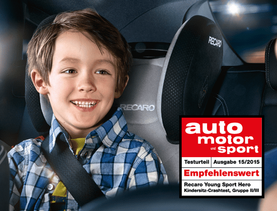 Recaro young best sale sport hero 2017