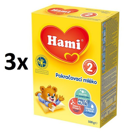 Hami 2 kojenecké mléko 3 x 500g