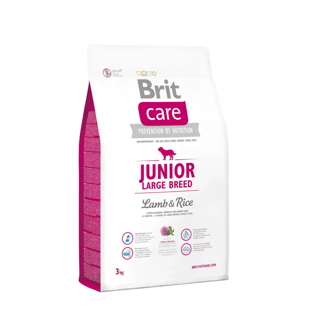 Brit Care Junior Large Breed Lamb & Rice 3kg