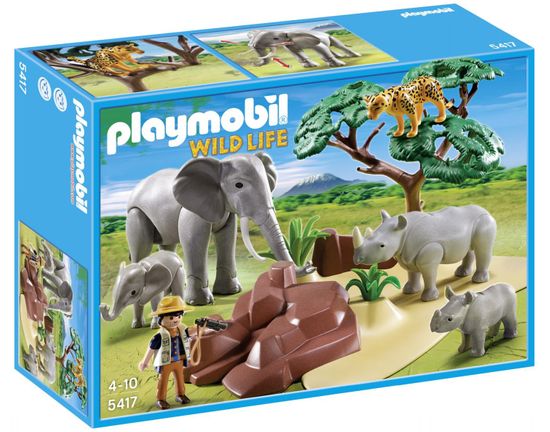 Playmobil 5417 Africká savana se zvířaty