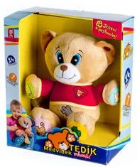 Teddies Medvěd Tedík mluvící 30cm