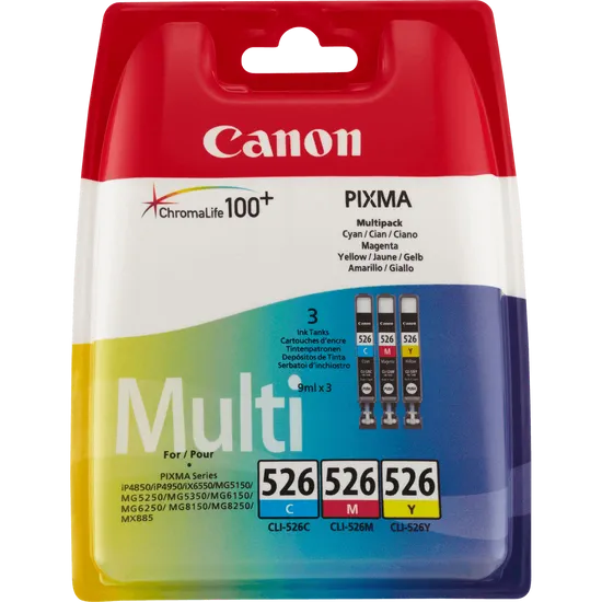 Canon CLI-526 C/M/Y Pack (4541B009), barevná