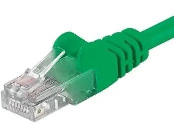 PremiumCord Patch kabel UTP CAT6, 3m, zelený