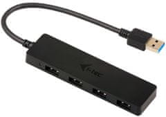 I-TEC USB 3.0 SLIM HUB 4 Port passive - Black - rozbaleno