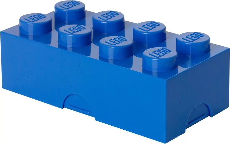 LEGO Box na svačinu 10 x 20 x 7,5 cm modrá