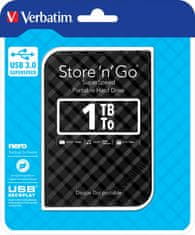 Verbatim Store 'n' Go GEN2 1TB / Externí / USB 3.0 / 2,5" / Black (53194)