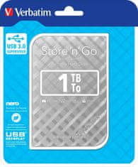 Verbatim Store 'n' Go GEN2 1TB / Externí / USB 3.0 / 2,5" / Silver (53197)