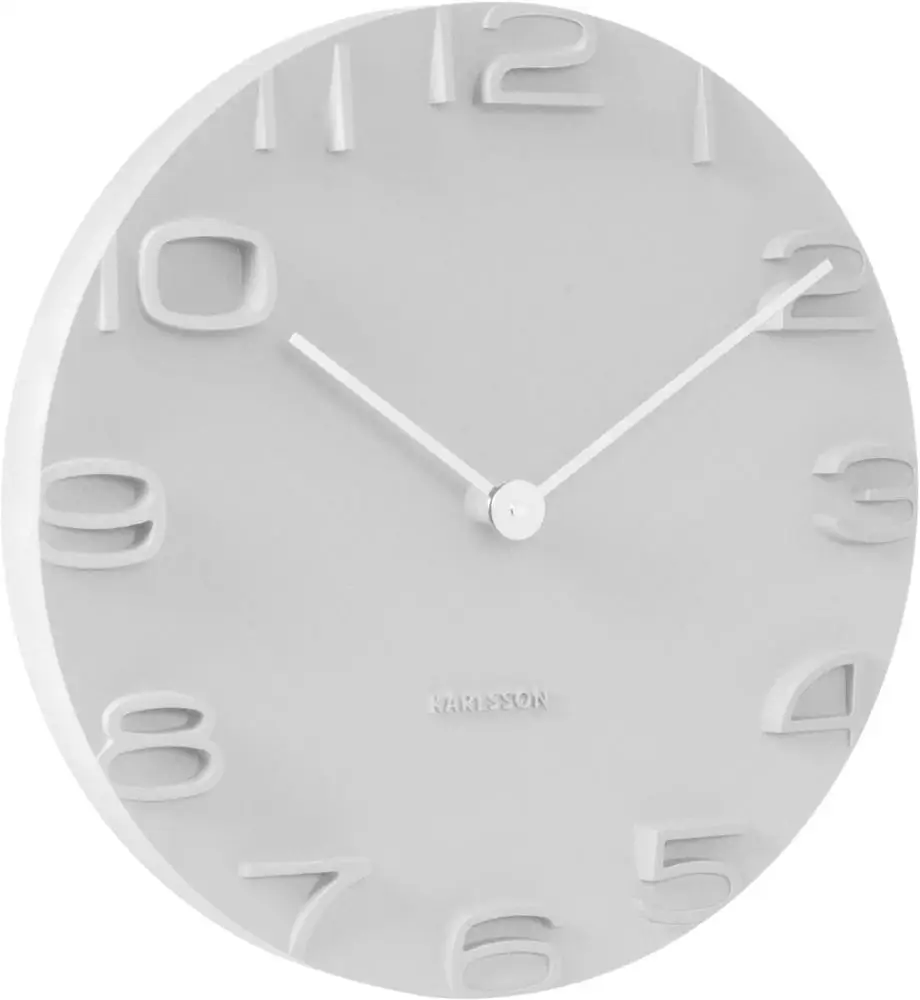 Karlsson Nástěnné hodiny KA5311 bílá