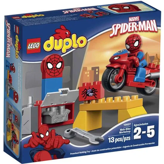 LEGO Duplo 10607 Spidermanova dílna pro pavučinové kolo