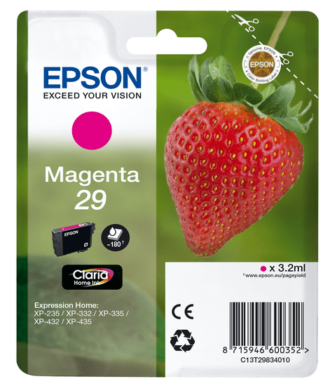 Epson Singlepack Magenta 29 Claria Home (C13T29834010)