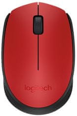 Logitech Wireless Mouse M171 červená (910-004641)