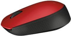 Logitech Wireless Mouse M171 červená (910-004641)