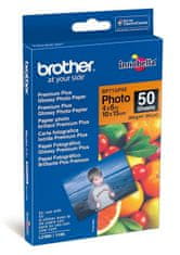 Brother fotopapír premium Glossy BP71GP50 10 x 15 cm, 50ks - rozbaleno