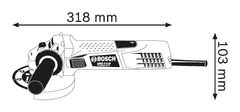 BOSCH Professional úhlová bruska GWS 7-115 (0601388106)