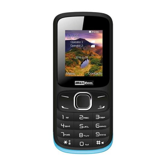 MaxCom MM128, DualSIM, černý - zánovní