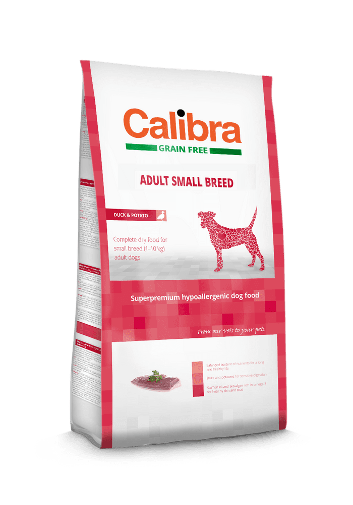 Calibra Dog GF Adult Small Breed Duck 2kg