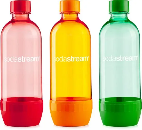 SodaStream Láhev 1 l Tri-Pack ORANGE/RED/GREEN