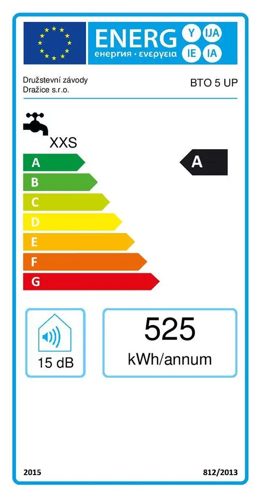 Dražice ohřívač vody BTO 5 UP