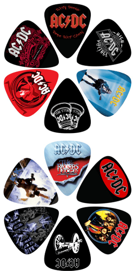 Perris Leathers AC/DC Picks V Signature trsátka