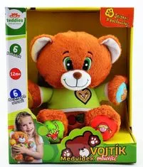 Teddies Medvěd Vojtík mluvící 30cm