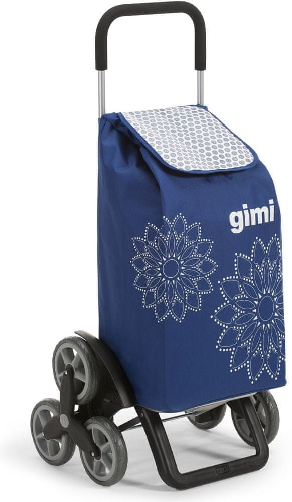 Gimi Tris 56 l Floral nákupní taška modrá
