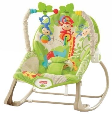 Fisher-Price Sedátko od miminka po batole Rainforest CBF52 - rozbaleno