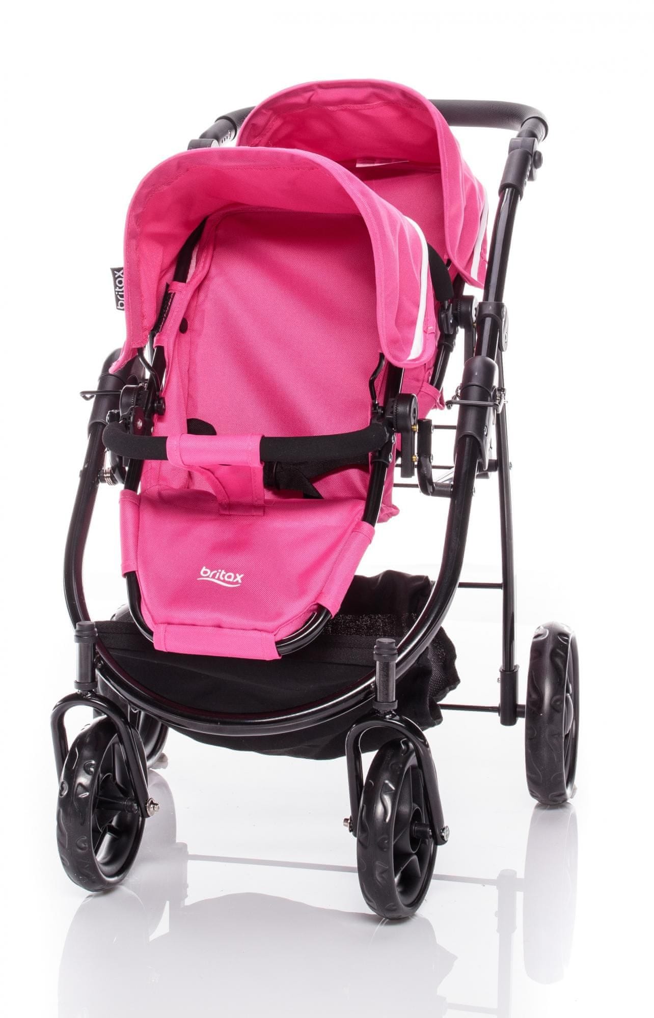 Britax duo twin outlet dolls buggy hot pink