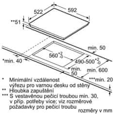 Bosch indukční deska PUE611FB1E