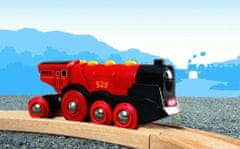 Brio WORLD 33592 Mohutná červená akční lokomotiva