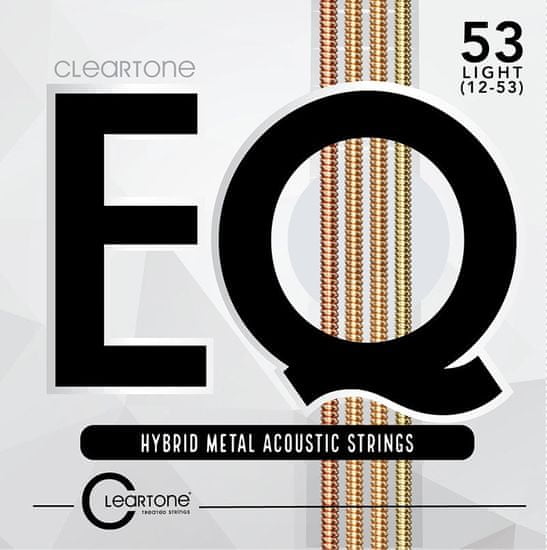 Cleartone EQ 12-53 Light Kovové struny pro akustickou kytaru