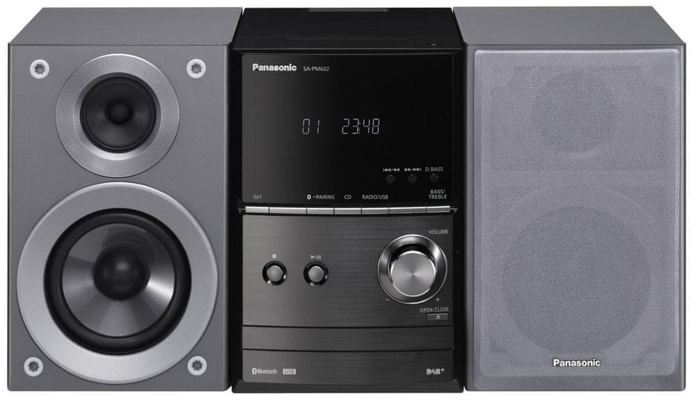 Panasonic SC-PM602EG-S, stříbrná