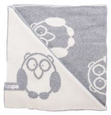 ZOPA Dětská deka Little Owl, Grey