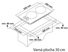 GUZZANTI plynová varná deska GZ 8202