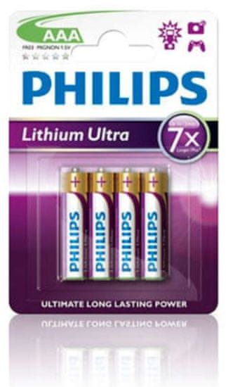 Philips FR03LB4A/10 baterie AAA Lithium Ultra