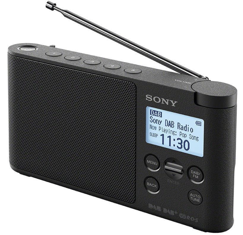 Sony XDR-S41DB, černá