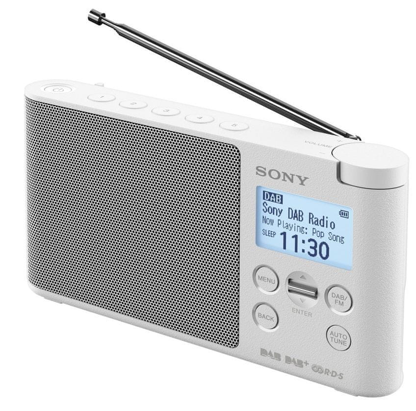 Sony XDR-S41DW, bílá