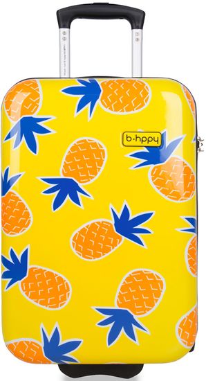 REAbags Cestovní kufr B.HPPY Home Sweet Pineapple "S"