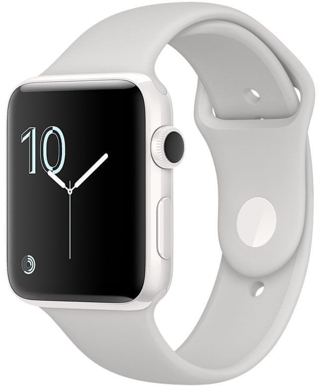 Apple Watch Edition, 42mm White Ceramic Case with Cloud Sport Band