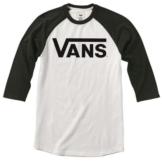 Vans dětské tričko Classic Ragl White/Black